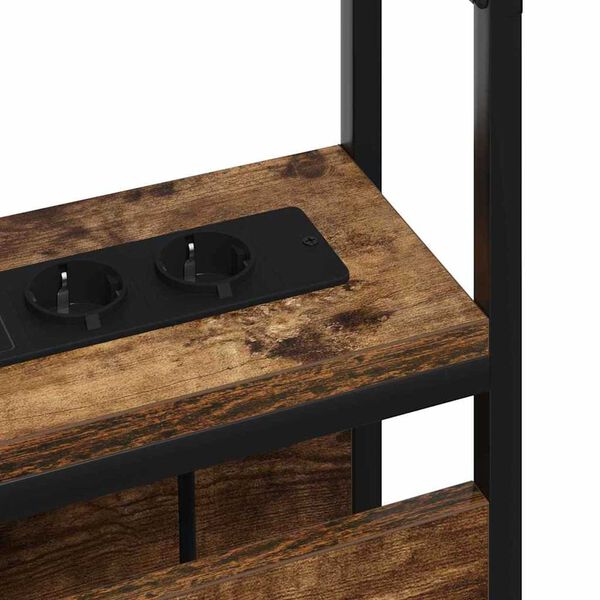 vidaXL Κεφαλάρι Αποθήκης Καπνιστή δρυς 75 cm Επεξεργασμένο ξύλο