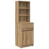 vidaXL Κομοδίνο Αρτισιανή Δρυς 39x35x125 εκ. από Επεξεργασμένο Ξύλο