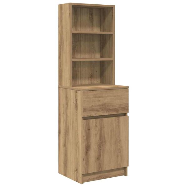 vidaXL Κομοδίνο Αρτισιανή Δρυς 39x35x125 εκ. από Επεξεργασμένο Ξύλο