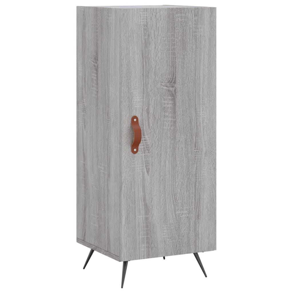 vidaXL Ντουλάπι Γκρι Sonoma 34,5x34x90 εκ. από Επεξεργασμένο Ξύλο