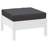 vidaXL Μαξιλάρι Παλέτας Ανθρακί 60x60x9,5 εκ. Ύφασμα Oxford