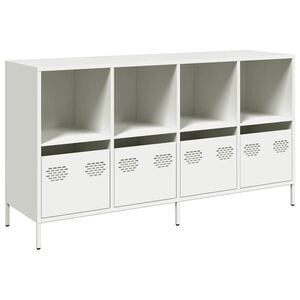 vidaXL Sideboard &Lambda;&epsilon;&upsilon;&kappa;ό 135x39x73,5 cm &Alpha;&tau;&sigma;ά&lambda;&iota; &psi;&upsilon;&chi;&rho;ή&sigmaf; έ&lambda;&alpha;&sigma;&eta;&sigmaf;