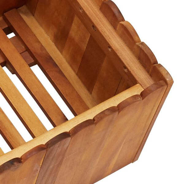 vidaXL Ζαρντινιέρα Υπερυψωμένη 100 x 30 x 25 εκ. Μασίφ Ξύλο Ακακίας