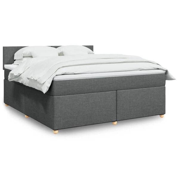 vidaXL &Kappa;&rho;&epsilon;&beta;ά&tau;&iota; Boxspring &mu;&epsilon; &Sigma;&tau;&rho;ώ&mu;&alpha; &Sigma;&kappa;&omicron;ύ&rho;&omicron; &Gamma;&kappa;&rho;&iota; 180x200 &epsilon;&kappa; &Upsilon;&phi;&alpha;&sigma;&mu;ά&tau;&iota;&nu;