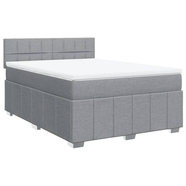 vidaXL &Kappa;&rho;&epsilon;&beta;ά&tau;&iota; Boxspring &mu;&epsilon; &Sigma;&tau;&rho;ώ&mu;&alpha; &Alpha;&nu;. &Pi;&rho;ά&sigma;&iota;&nu;&omicron; 160x200&epsilon;&kappa; &Upsilon;&phi;&alpha;&sigma;&mu;ά&tau;&iota;&nu;&omicron;