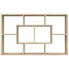 vidaXL Ραφιέρα Τοίχου Sonoma Δρυς 85x16x52,5 εκ. Επεξεργασμένο Ξύλο