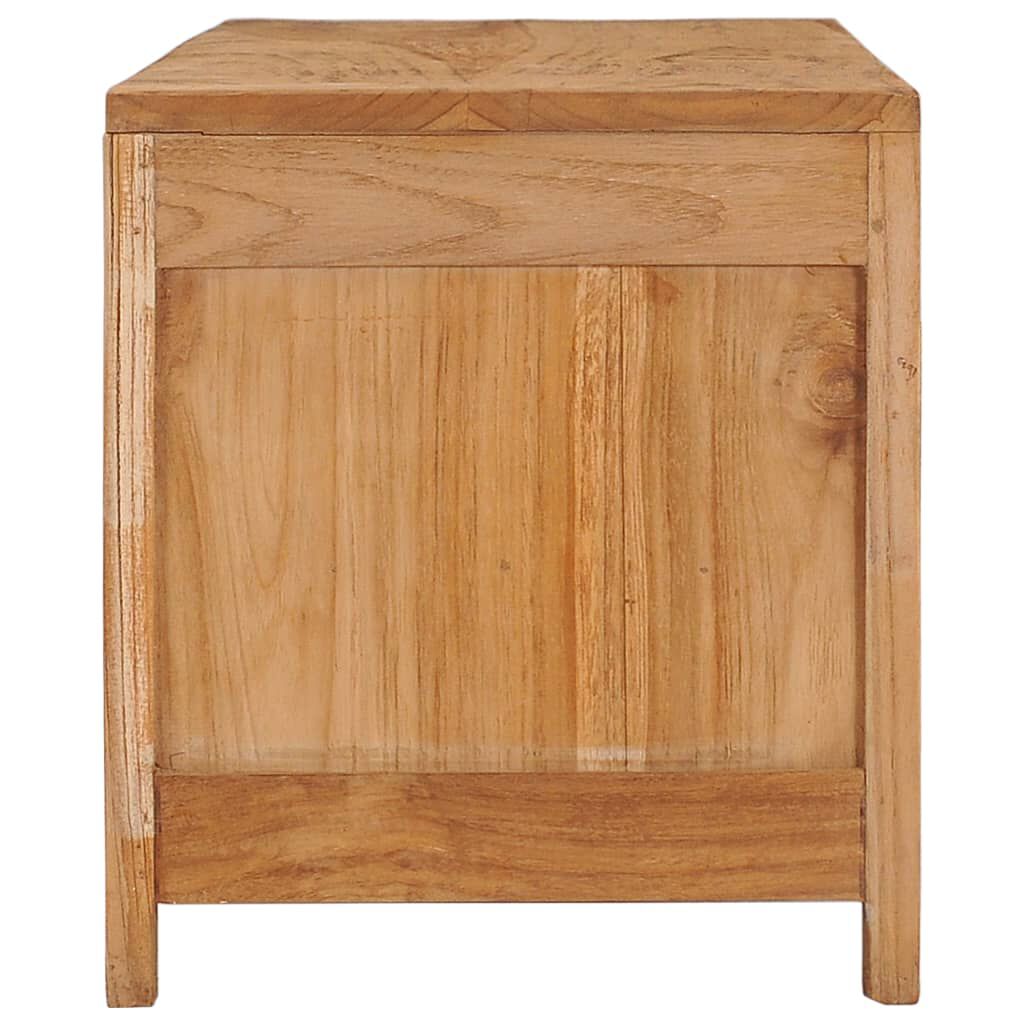 vidaXL Έπιπλο Τηλεόρασης 100 x 30 x 35 εκ. από Μασίφ Ξύλο Teak