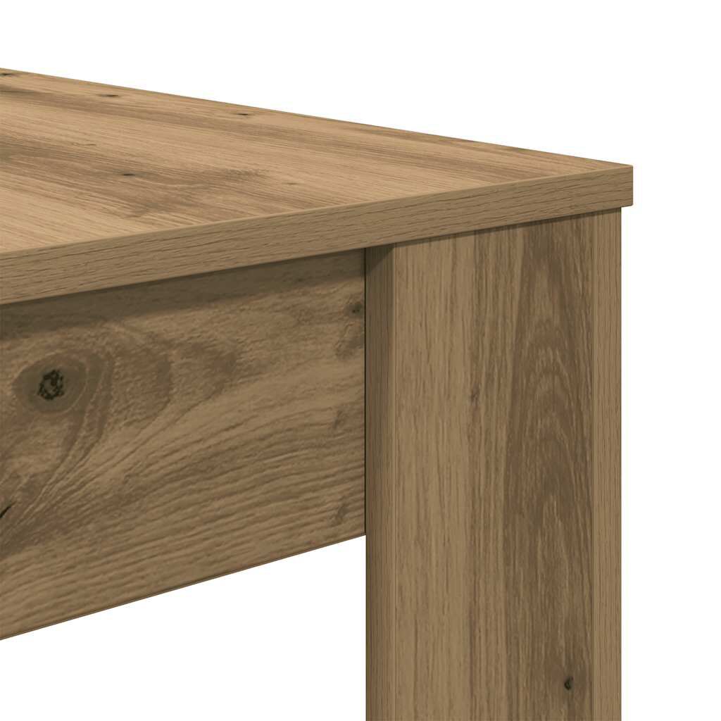 vidaXL Τραπεζαρία Αρτισιανή Δρυς 120x60x76 εκ. από Επεξεργασμένο Ξύλο