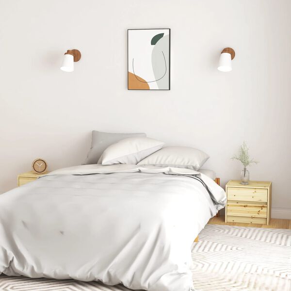 vidaXL &Kappa;&omicron;&mu;&omicron;&delta;ί&nu;&alpha; 2 &tau;&epsilon;&mu;. 40 x 30,5 x 35,5 &epsilon;&kappa;. &alpha;&pi;ό &Mu;&alpha;&sigma;ί&phi; &Xi;ύ&lambda;&omicron; &Epsilon;&lambda;ά&tau;&eta;&sigmaf;