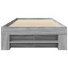 vidaXL Πλαίσιο Κρεβατιού Γκρι Sonoma 100x200 εκ. Επεξεργασμένο Ξύλο
