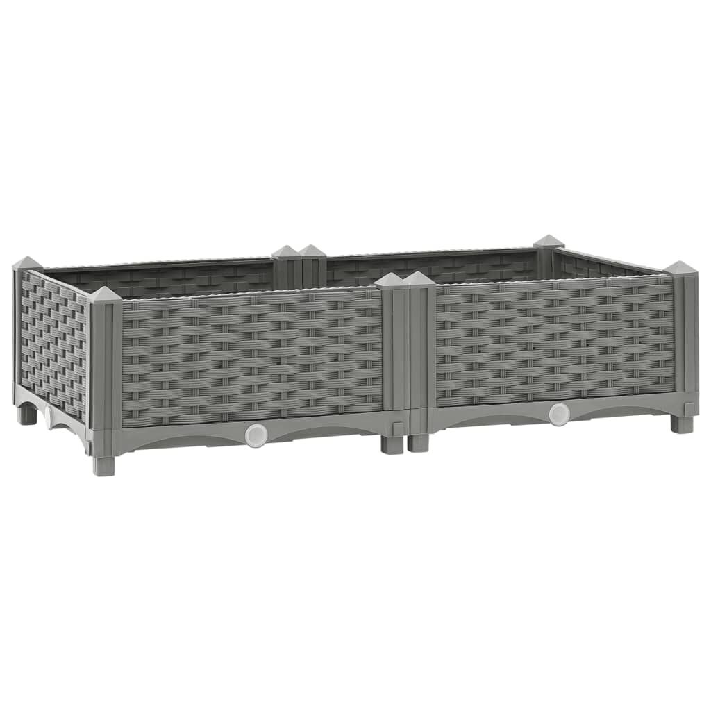 vidaXL Ζαρντινιέρα 80 x 40 x 23 εκ. από Πολυπροπυλένιο