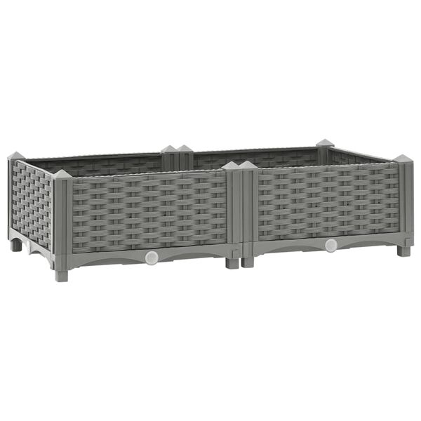 vidaXL Ζαρντινιέρα 80 x 40 x 23 εκ. από Πολυπροπυλένιο