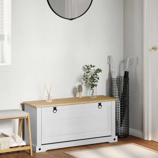 vidaXL &Nu;&tau;&omicron;&upsilon;&lambda;ά&pi;&alpha; &Pi;&alpha;&pi;&omicron;&upsilon;&tau;&sigma;&iota;ώ&nu; &mu;&epsilon; &rho;ά&phi;&iota; Corona &Lambda;&epsilon;&upsilon;&kappa;ό 99 x 32 x 49 &epsilon;&kappa;.