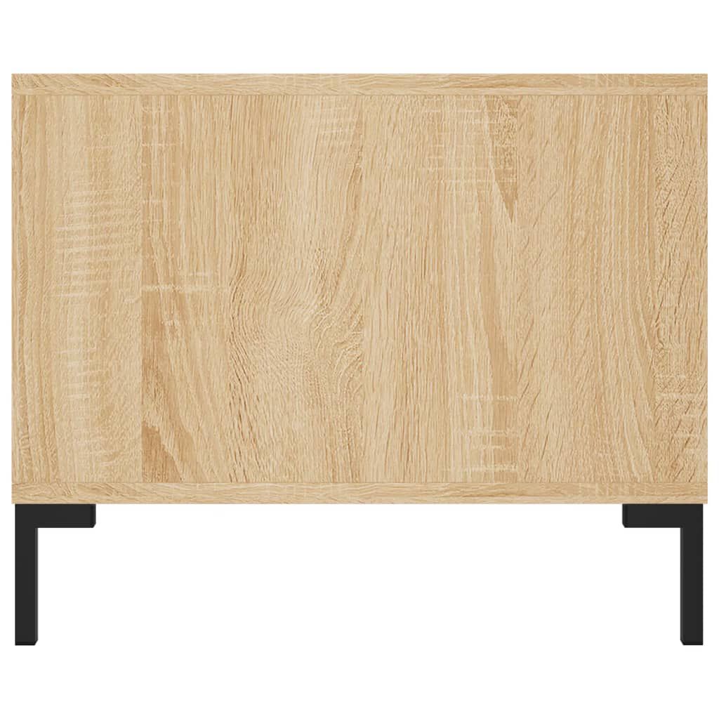 vidaXL Τραπεζάκι Σαλονιού Sonoma Δρυς 102x50x40 εκ. από Επεξεργ. Ξύλο