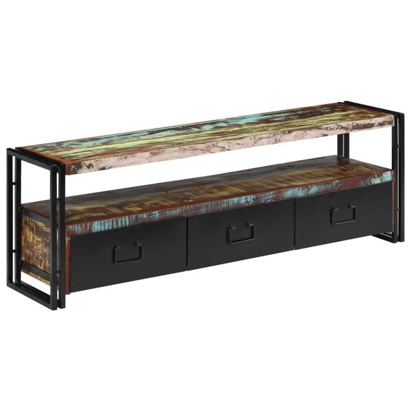 vidaXL Έπιπλο Τηλεόρασης 120 x 30 x 40 εκ. από Μασίφ Ανακυκλωμένο Ξύλο