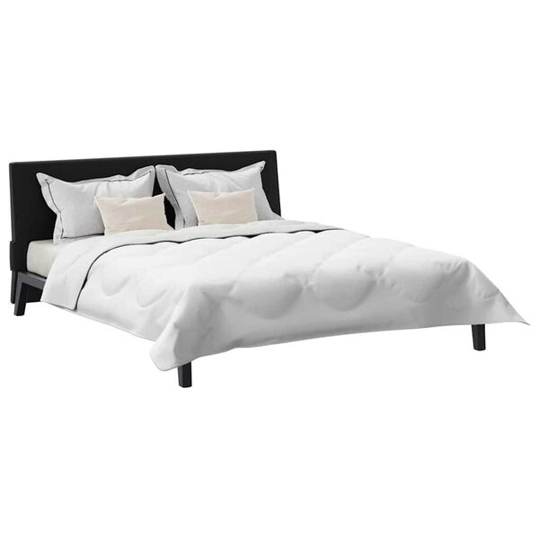 vidaXL Πάπλωμα με Μαξιλάρια Άλλο 3 pcs Λευκό 200 x 200 cm Μικροΐνες