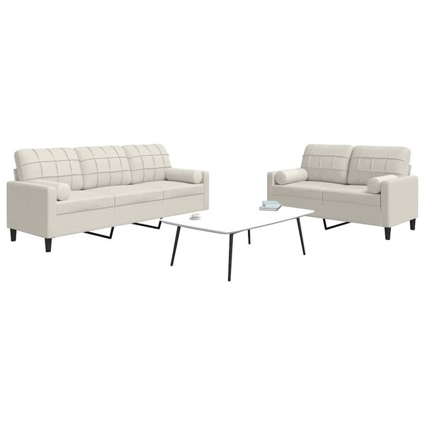 vidaXL &Sigma;&epsilon;&tau; &Sigma;&alpha;&lambda;&omicron;&nu;&iota;&omicron;ύ 2 &Tau;&epsilon;&mu;. &Kappa;&rho;&epsilon;&mu; &Beta;&epsilon;&lambda;&omicron;ύ&delta;&iota;&nu;&omicron; &mu;&epsilon; &Mu;&alpha;&xi;&iota;&lambda;ά&rho;&iota;&alpha;/&Sigma;&tau;&eta;&rho;ί&gamma;&mu;&alpha;&tau;&alpha;