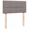 vidaXL &Kappa;&rho;&epsilon;&beta;ά&tau;&iota; Boxspring &mu;&epsilon; &Sigma;&tau;&rho;ώ&mu;&alpha; Taupe 100 x 200 &epsilon;&kappa;. &Upsilon;&phi;&alpha;&sigma;&mu;ά&tau;&iota;&nu;&omicron;