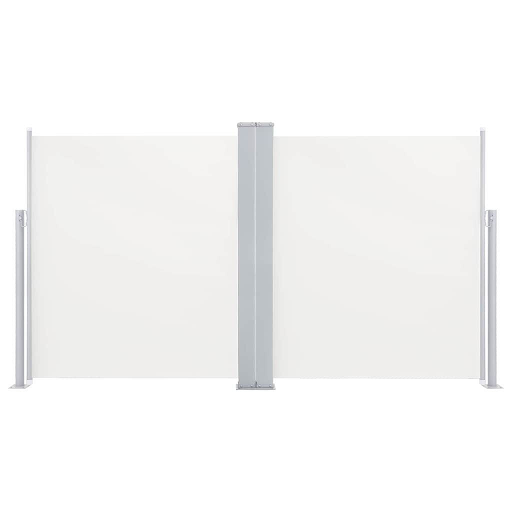 vidaXL Σκίαστρο Πλαϊνό Συρόμενο Κρεμ 140 x 600 εκ.