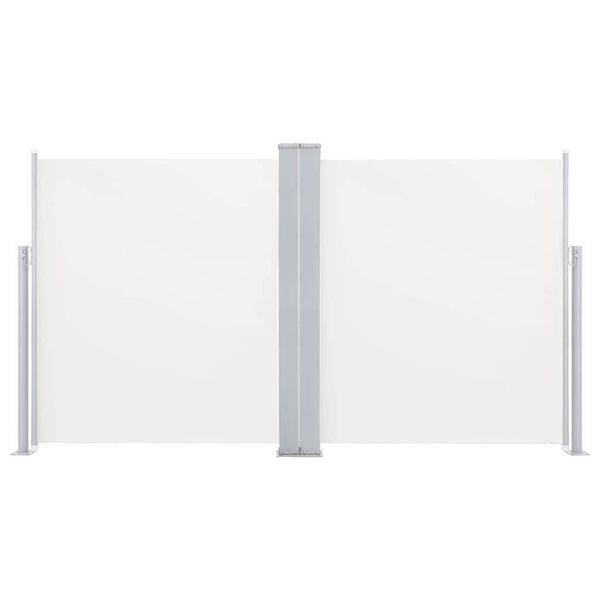 vidaXL Σκίαστρο Πλαϊνό Συρόμενο Κρεμ 140 x 600 εκ.