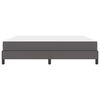 vidaXL Κρεβάτι με στρώμα Γκρι 180 x 200 cm Τεχνητό δέρμα