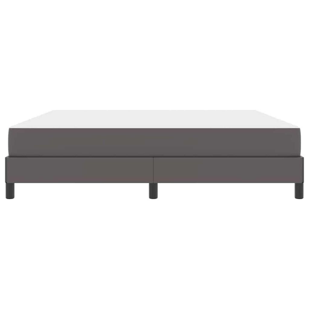 vidaXL Κρεβάτι Άλλο Γκρι 180 x 200 cm Τεχνητό δέρμα