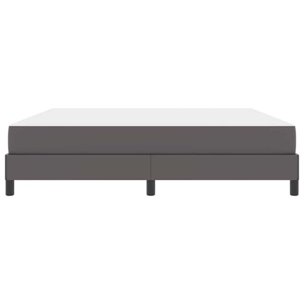 vidaXL Κρεβάτι Άλλο Γκρι 180 x 200 cm Τεχνητό δέρμα