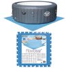 Bestway Προστατευτικό Πάτωμα Πισίνας 8 τεμ. Μπλε 58220