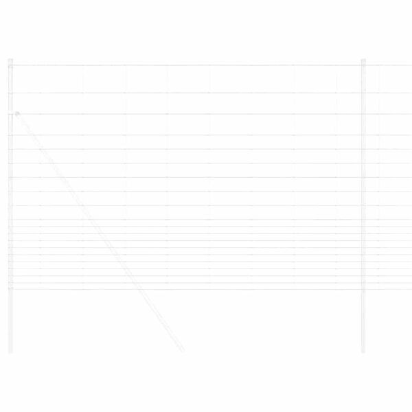 vidaXL Περίφραξη αγρού Γκρι 1.6 x 10 m Ατσάλι