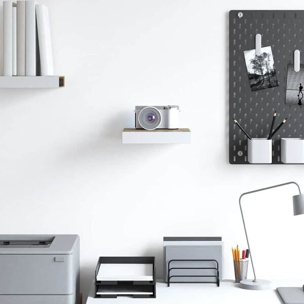 vidaXL &Rho;ά&phi;&iota; &Tau;&omicron;ί&chi;&omicron;&upsilon; &Delta;&rho;&upsilon;&sigmaf; &kappa;&alpha;&iota; Ά&sigma;&pi;&rho;&omicron; 23 x 23,5 x 3,8 &epsilon;&kappa;. &alpha;&pi;ό MDF