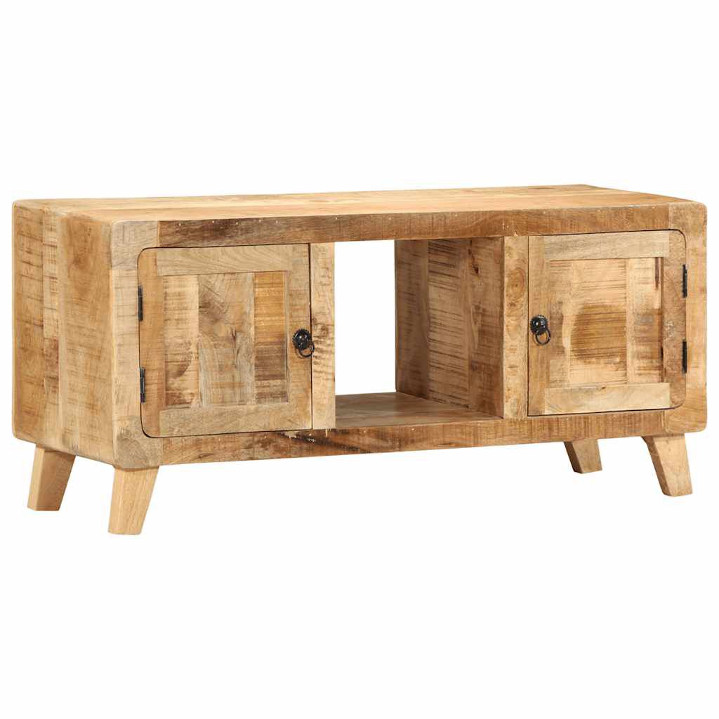 ντουλάπι τηλεόρασης vidaXL 105x46x32 cm μασίφ ξύλο ακατέργαστο μάνγκο