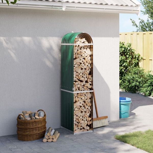 vidaXL &Xi;&upsilon;&lambda;&omicron;&theta;ή&kappa;&eta; &Pi;&rho;ά&sigma;&iota;&nu;&eta; 40 x 45 x 170 &epsilon;&kappa;. &alpha;&pi;ό &Gamma;&alpha;&lambda;&beta;&alpha;&nu;&iota;&sigma;&mu;έ&nu;&omicron; &Alpha;&tau;&sigma;ά&lambda;&iota;