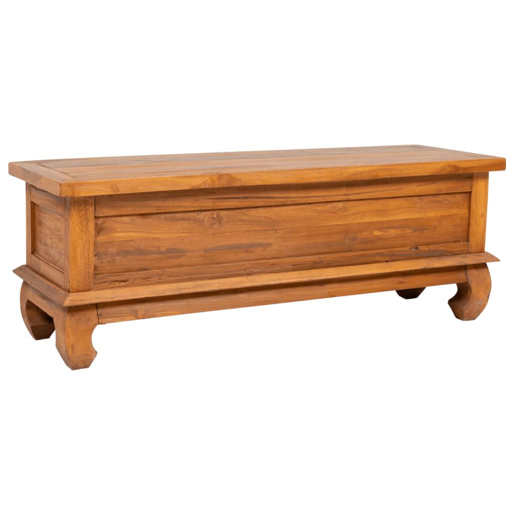 vidaXL Έπιπλο Τηλεόρασης 110x35x40 εκ. από Μασίφ Ξύλο Teak