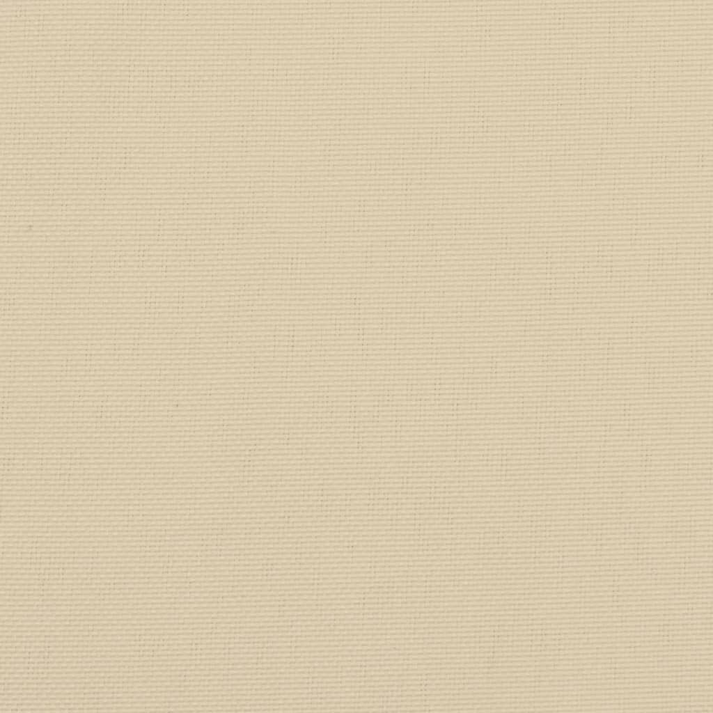 vidaXL Μαξιλάρια Παλέτας Κήπου 4 τεμ. Μπεζ 50x50x7 εκ. Oxford Ύφασμα
