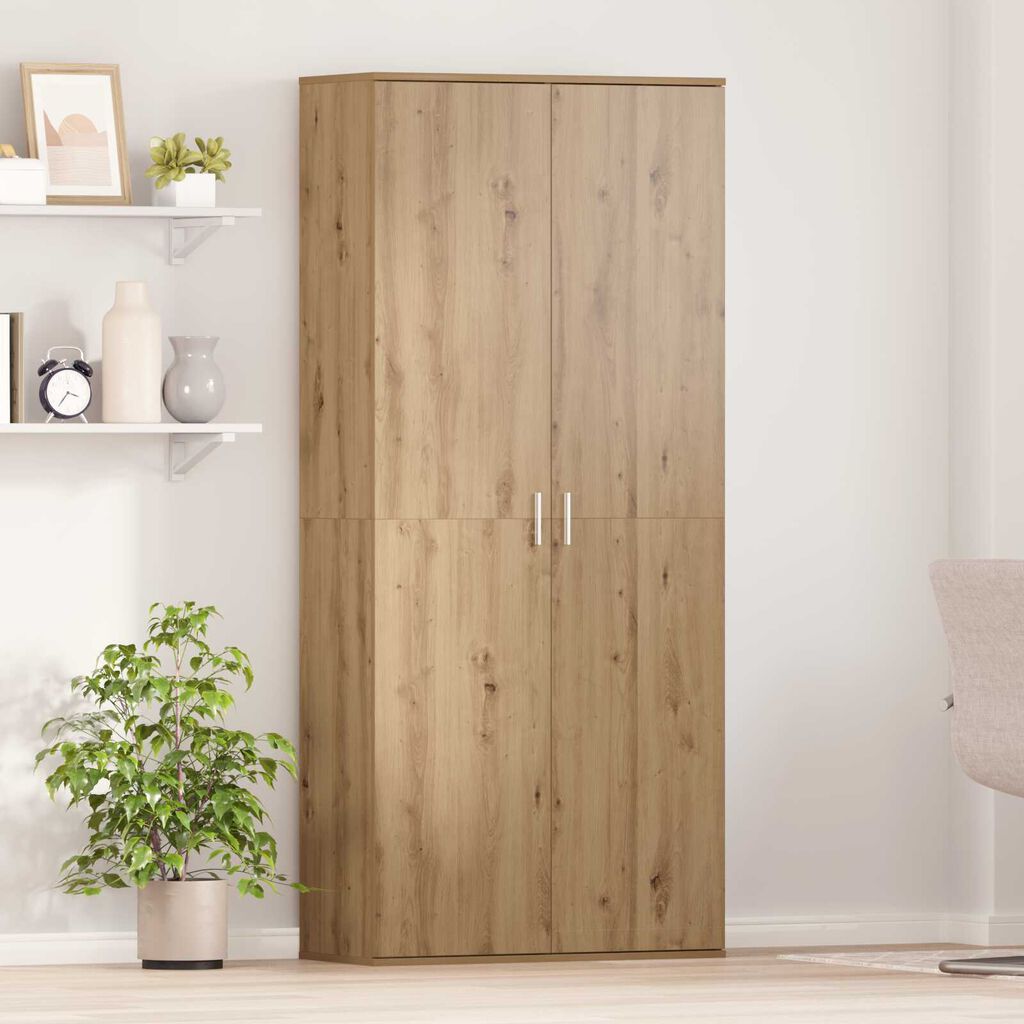 vidaXL Υψηλό Ντουλάπι Άρτεσιν 80x35x180 εκ. Επεξεργασμένο Ξύλο