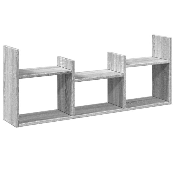 vidaXL Ντουλάπι Τοίχου Γκρι Sonoma 100x18x40 εκ. Επεξεργασμένο Ξύλο