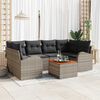 vidaXL Σετ Καναπέ Κήπου 7 pcs Γκρι