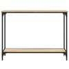vidaXL Τραπέζι Κονσόλα Sonoma Δρυς 101x30,5x75 εκ. Επεξεργασμένο Ξύλο