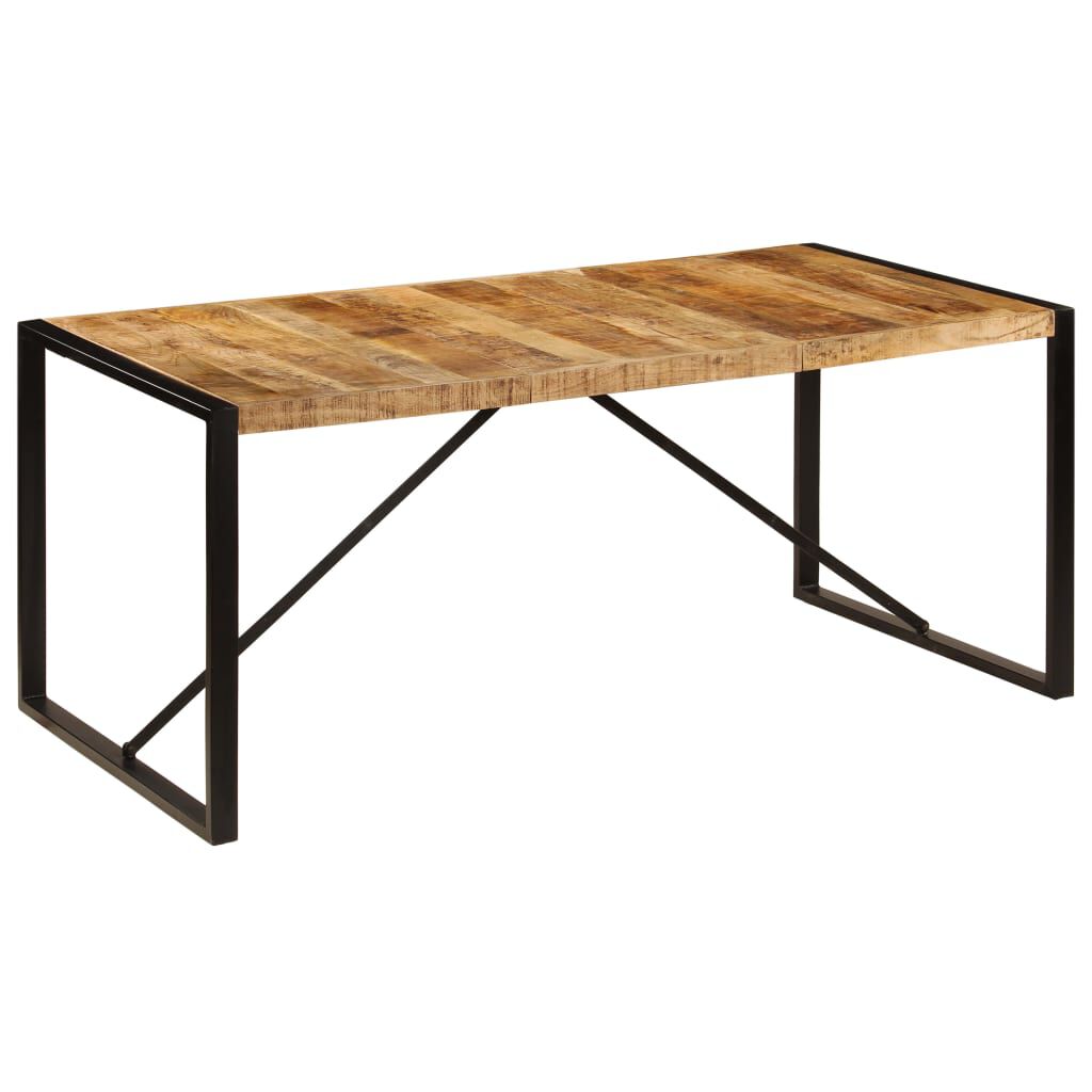 vidaXL Τραπεζαρία 180 x 90 x 75 εκ. από Μασίφ Ξύλο Μάνγκο