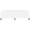 vidaXL Σκελετός κρεβατιού με στρώμα Λευκό 180 x 200 cm Τεχνητό δέρμα