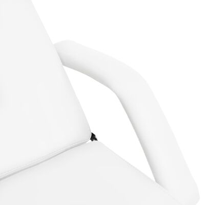 vidaXL Κρεβάτι - Πολυθρόνα Αισθητικής Λευκό 180 x 62 x (86,5-118) εκ.