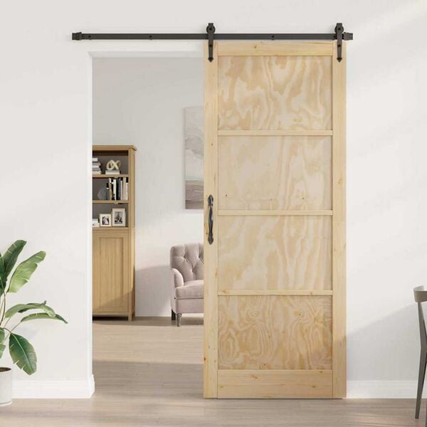 vidaXL Εσωτερική Πόρτα ORKDAL Καφέ 93 x 232 εκ. Κόντρα πλακέ