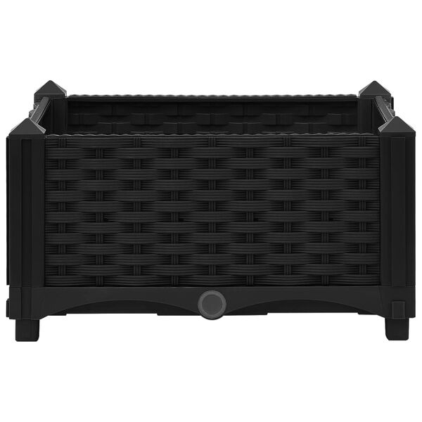vidaXL Ζαρντινιέρα 40 x 40 x 23 εκ. από Πολυπροπυλένιο