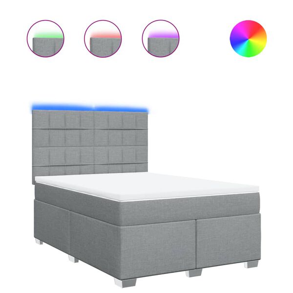 vidaXL &Kappa;&rho;&epsilon;&beta;ά&tau;&iota; Boxspring &mu;&epsilon; &Sigma;&tau;&rho;ώ&mu;&alpha; &Alpha;&nu;. &Pi;&rho;ά&sigma;&iota;&nu;&omicron; 160x200&epsilon;&kappa; &Upsilon;&phi;&alpha;&sigma;&mu;ά&tau;&iota;&nu;&omicron;