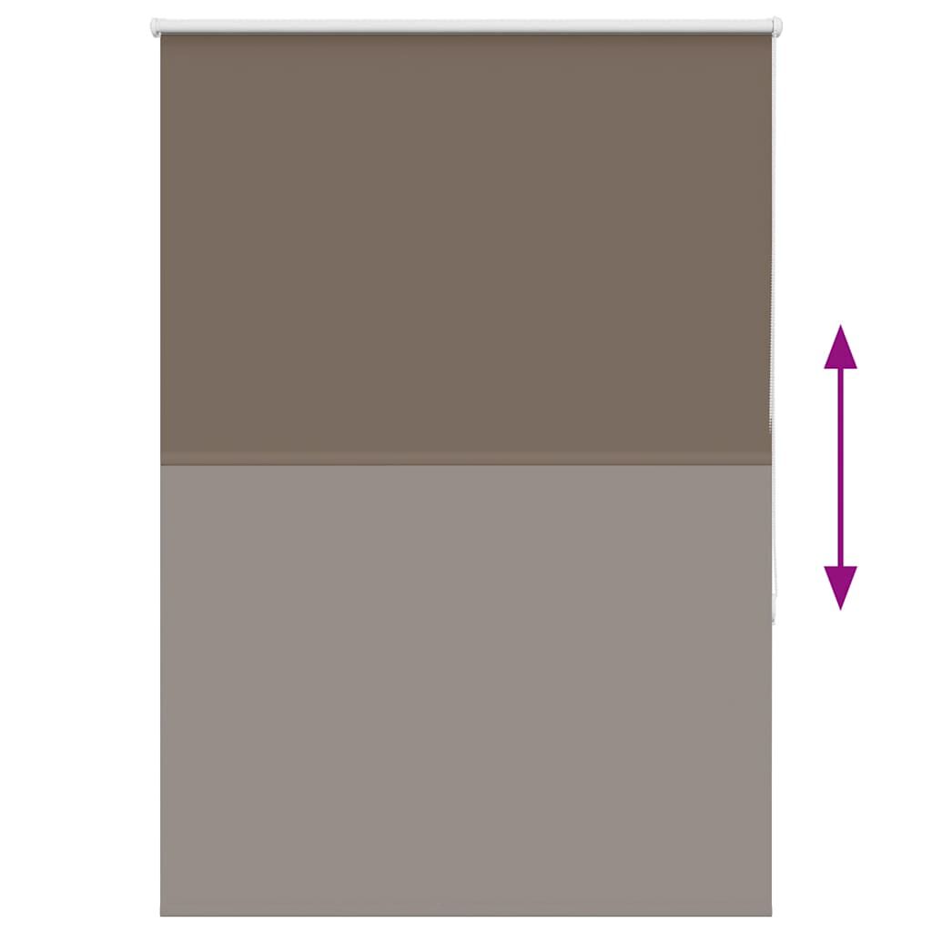 vidaXL Ρολέρ Μπλακάουτ Coffee 115x130 εκ. Πλάτος υφάσματος 110,7 εκ.