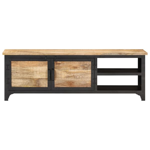 vidaXL Έπιπλο Τηλεόρασης 120 x 30 x 40 εκ. από Μασίφ Ξύλο Μάνγκο