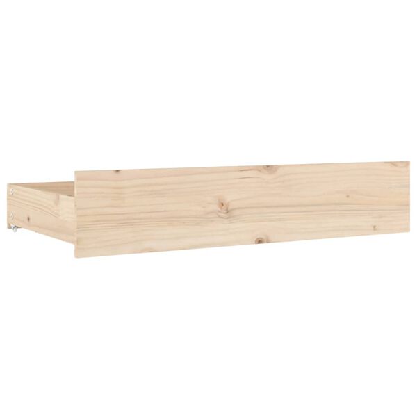 vidaXL Πλαίσιο Κρεβατιού 150 x 200 εκ. Μασίφ Ξύλο King Size