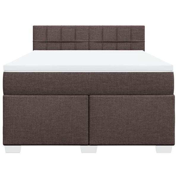 vidaXL &Kappa;&rho;&epsilon;&beta;ά&tau;&iota; Boxspring &mu;&epsilon; &Sigma;&tau;&rho;ώ&mu;&alpha; &Sigma;&kappa;&omicron;ύ&rho;&omicron; &Kappa;&alpha;&phi;έ 140x190 &epsilon;&kappa;. &Upsilon;&phi;&alpha;&sigma;&mu;ά&tau;&iota;&nu;&omicron;