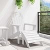 vidaXL &Kappa;&alpha;&rho;έ&kappa;&lambda;&alpha; Adirondack &Lambda;&epsilon;&upsilon;&kappa;ό 82 x 74 x 92 &epsilon;&kappa;. HDPE