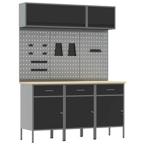 vidaXL &Sigma;&epsilon;&tau; &Nu;&tau;&omicron;&upsilon;&lambda;ά&pi;&alpha;&sigmaf; &Epsilon;&rho;&gamma;&alpha;&sigma;ί&alpha;&sigmaf; &mu;&epsilon; &sigma;&upsilon;&rho;&tau;ά&rho;&iota; &mu;&epsilon; &alpha;&pi;&omicron;&theta;ή&kappa;&epsilon;&upsilon;&sigma;&eta; 8 pcs &Mu;&alpha;ύ&rho;&omicron;